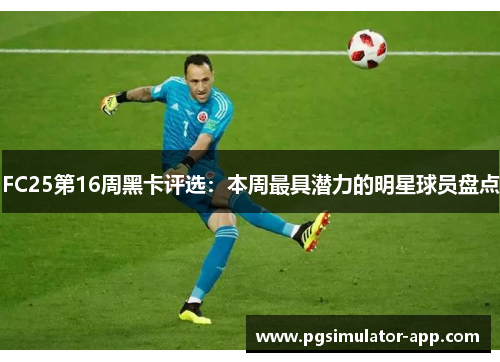 FC25第16周黑卡评选：本周最具潜力的明星球员盘点