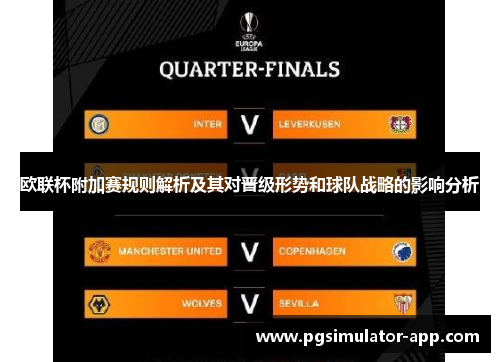 欧联杯附加赛规则解析及其对晋级形势和球队战略的影响分析 欧联杯附加赛规则解析及其对晋级形势和球队战略的影响分析